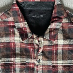 All Saints brand Men’s Dayton long sleeve shirt